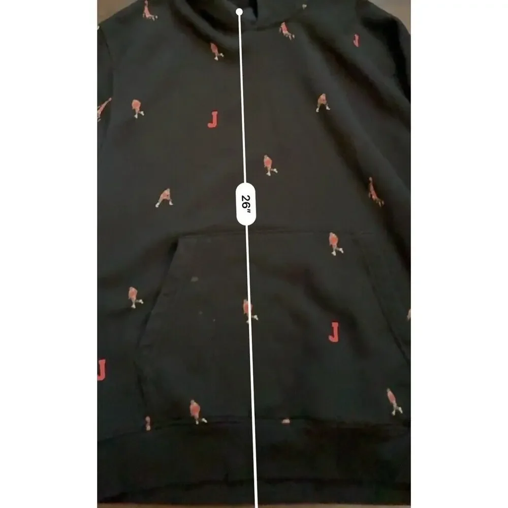 JORDAN ESSENTIAL HOLIDAY FLEECE PULLOVER MENS SZ M LIFESTYLE HOODIE DV9392-010